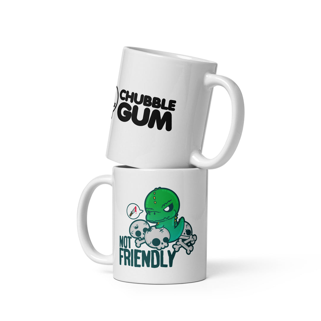 NOT FRIENDLY - Coffee Mug - ChubbleGumLLC