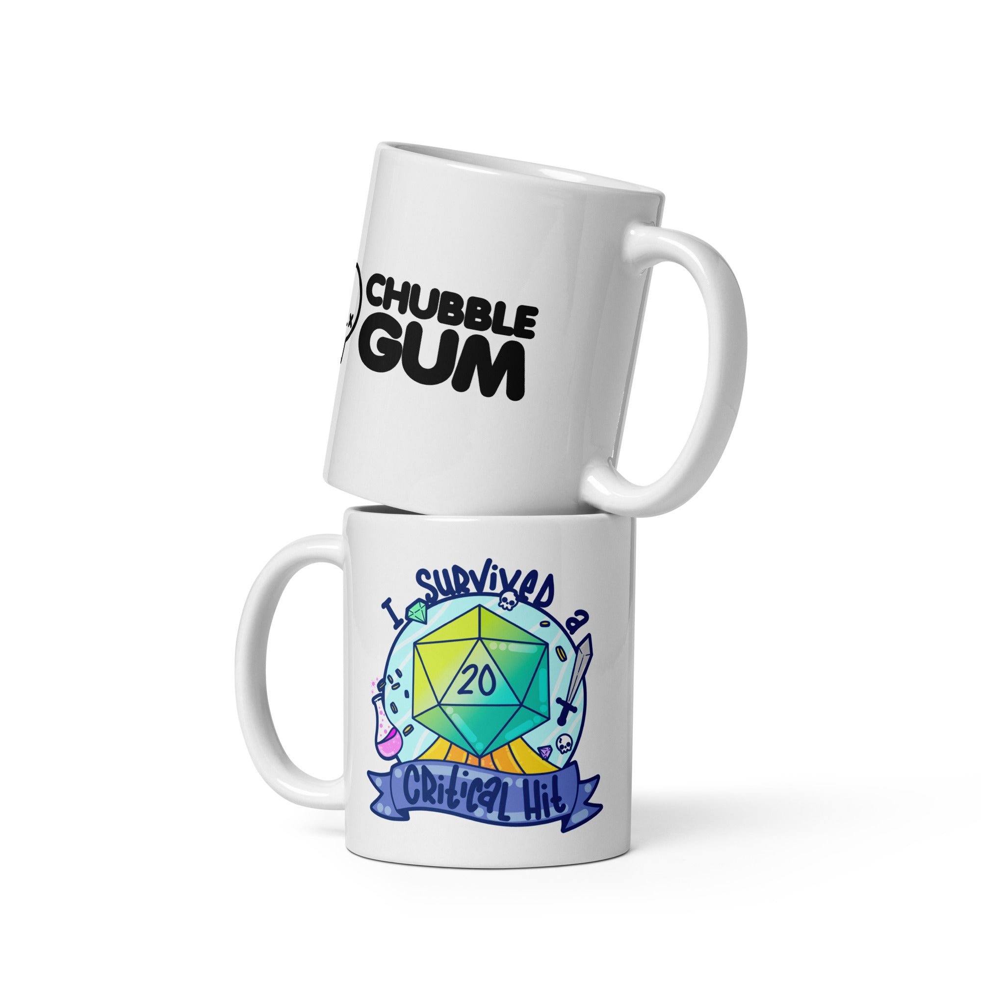 I SURVIVED A CRITICAL HIT - Coffee Mug - ChubbleGumLLC