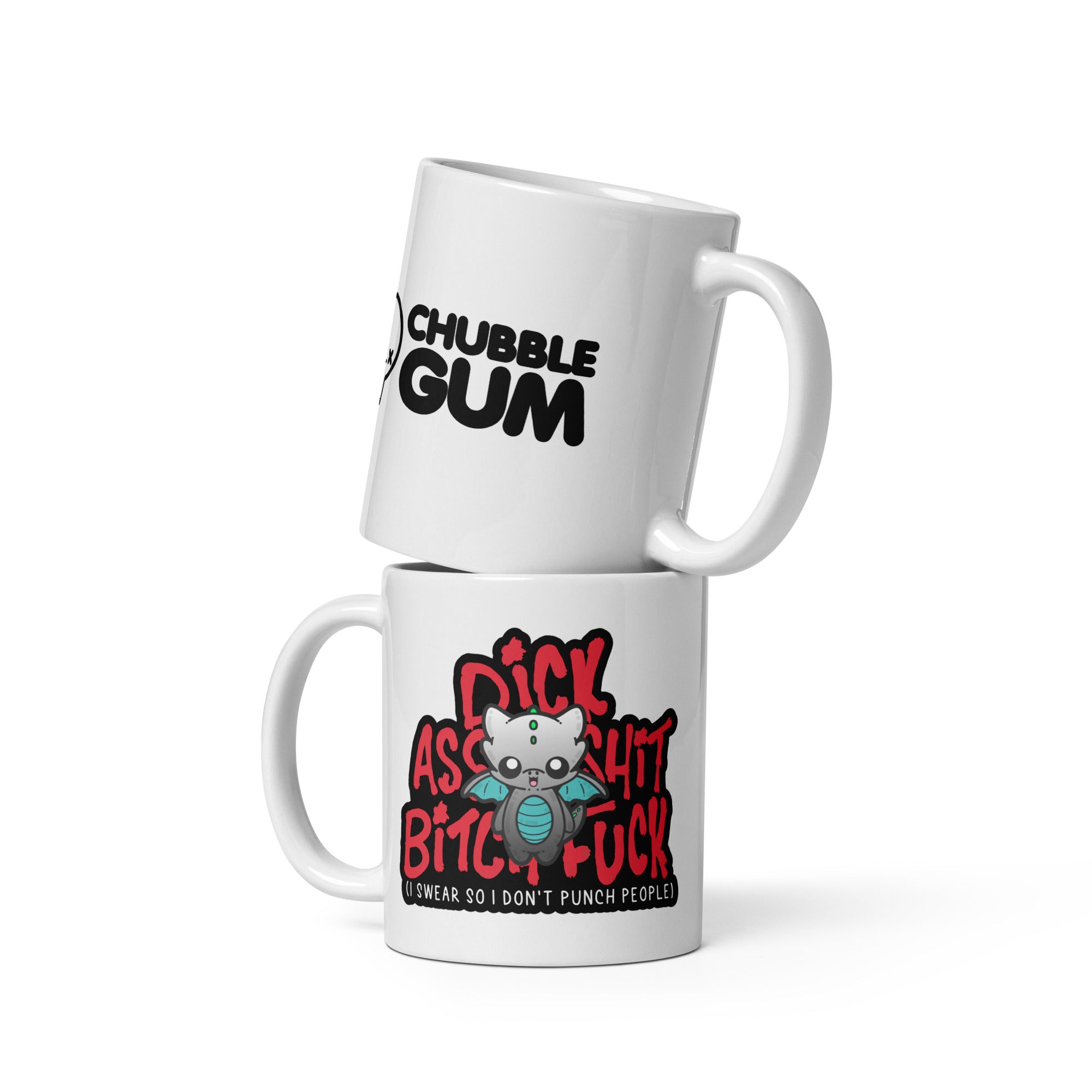 I SWEAR SO I DONT PUNCH PEOPLE - Coffee Mug - ChubbleGumLLC