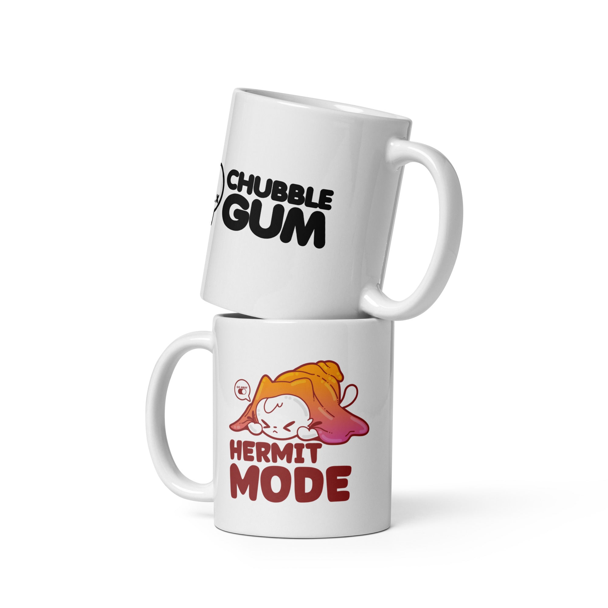 HERMIT MODE - Coffee Mug - ChubbleGumLLC