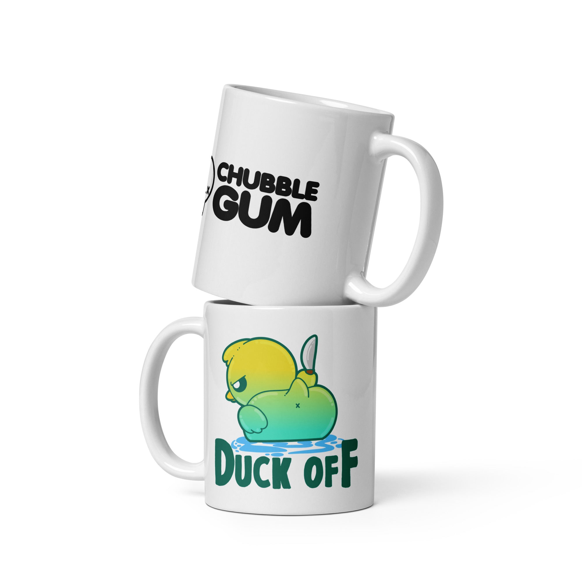 DUCK OFF - Coffee Mug - ChubbleGumLLC