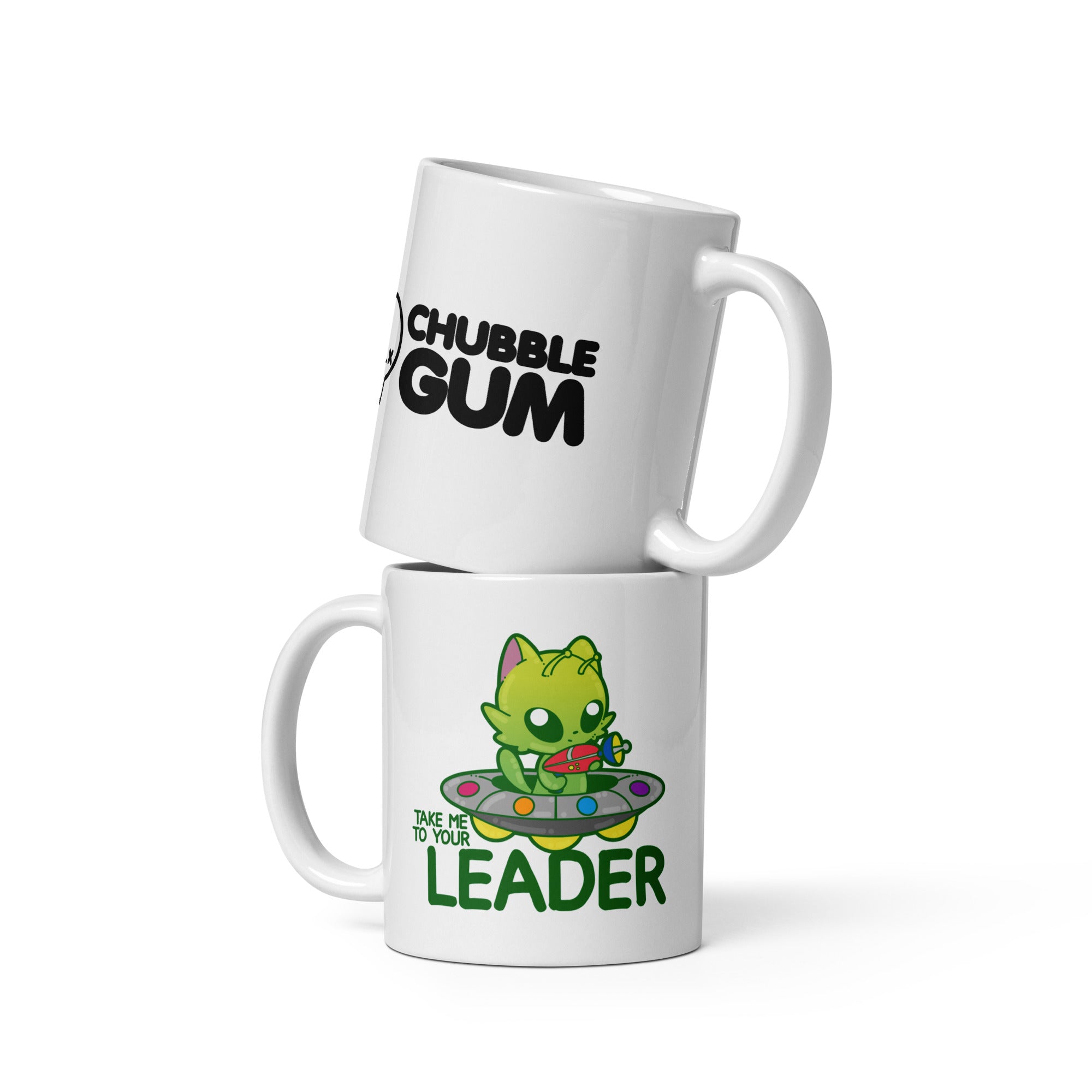 TAKE ME TO YOUR LEADER - Coffee Mug - ChubbleGumLLC