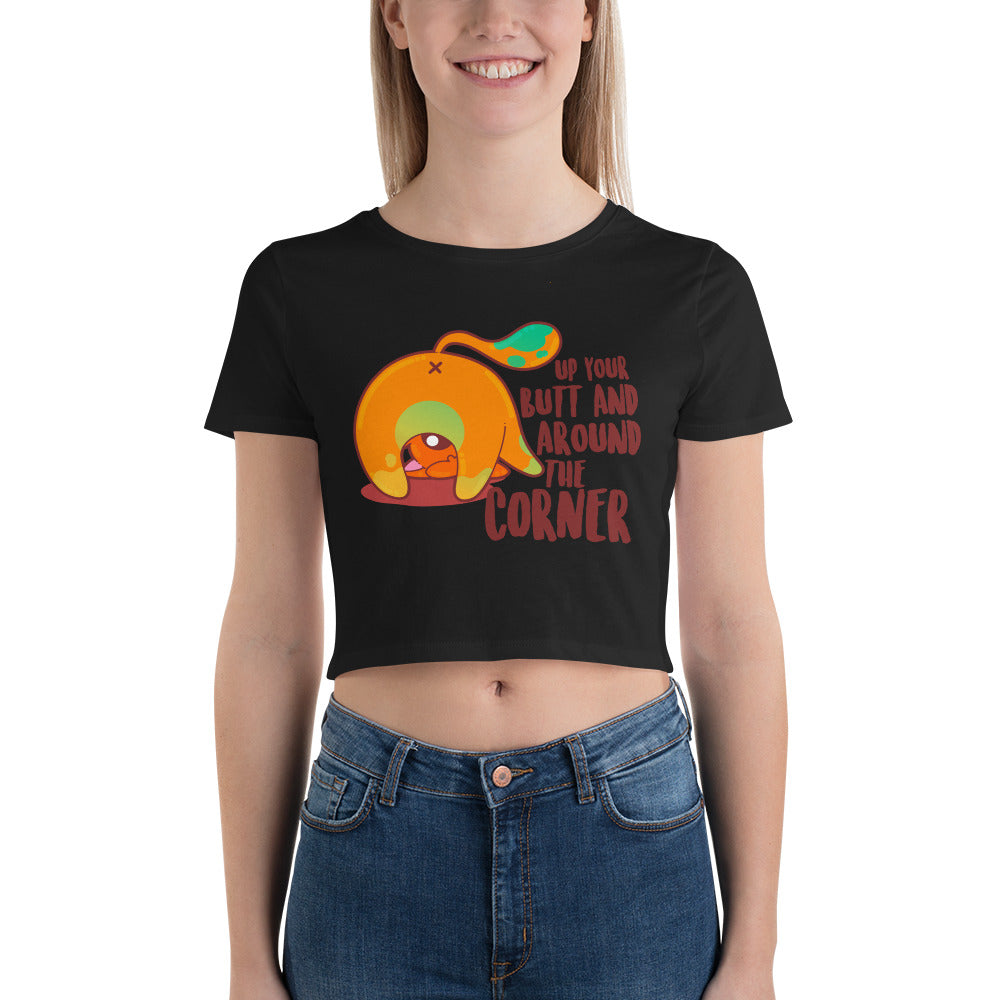 UP YOUR BUTT - Cropped Tee - ChubbleGumLLC