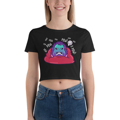 PEW PEW PEW - Crop Tee - ChubbleGumLLC