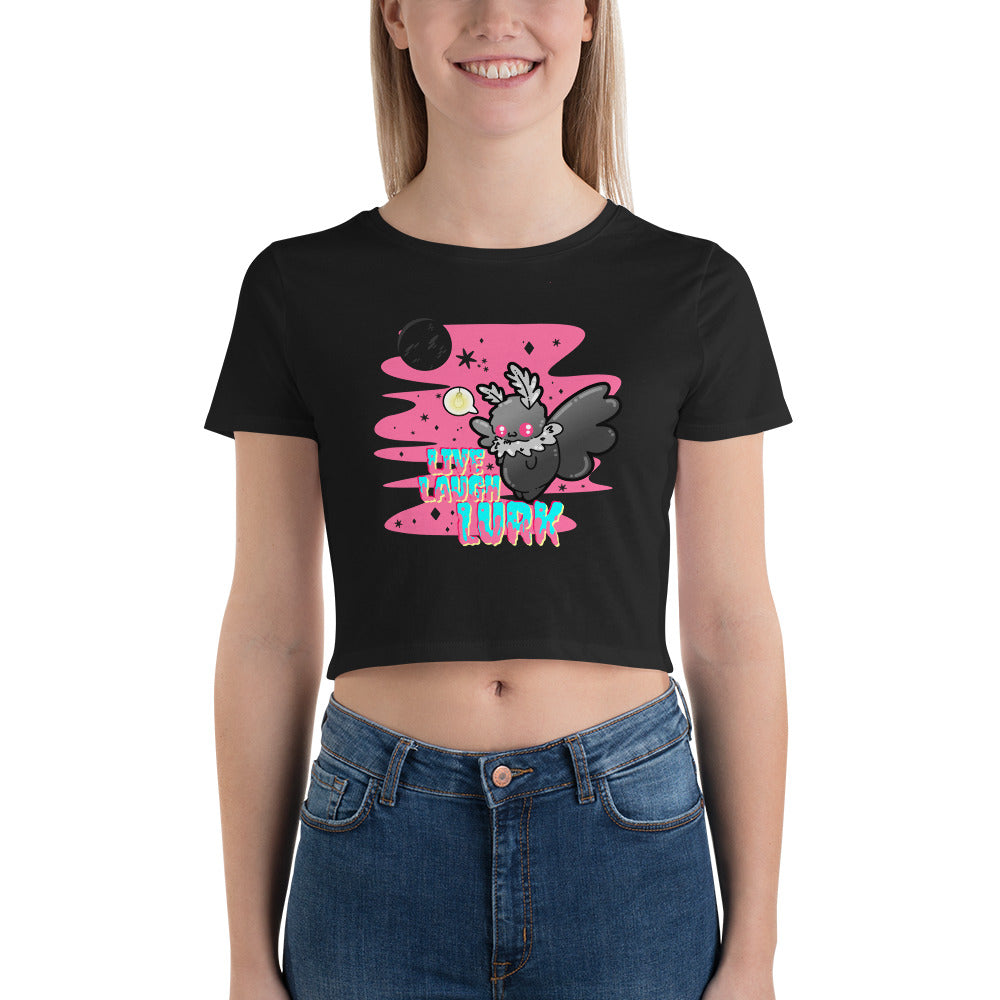 LIVE LAUGH LURK - Crop Tee - ChubbleGumLLC