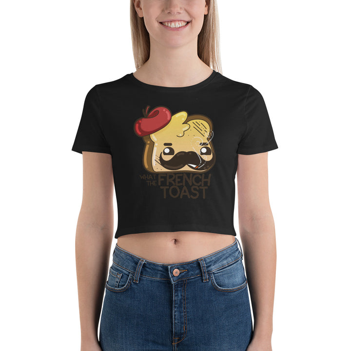 WHAT THE FRENCH TOAST - Crop Tee - ChubbleGumLLC