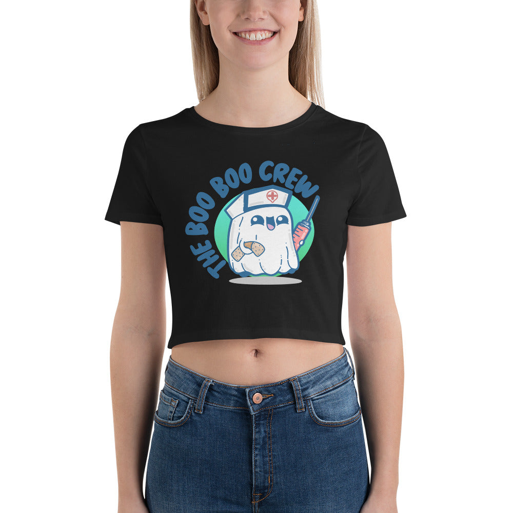 BOO-BOO CREW - Crop Tee - ChubbleGumLLC