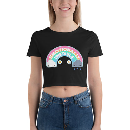 EMOTIONALLY UNSTABLE - Crop Tee - ChubbleGumLLC