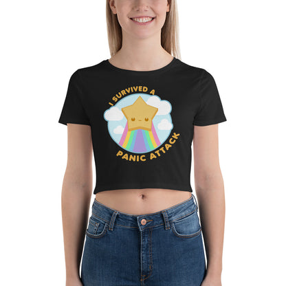 I SURVIVED A PANIC ATTACK - Crop Tee - ChubbleGumLLC