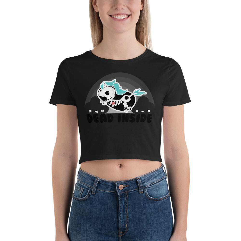 DEAD INSIDE - Cropped Tee - ChubbleGumLLC