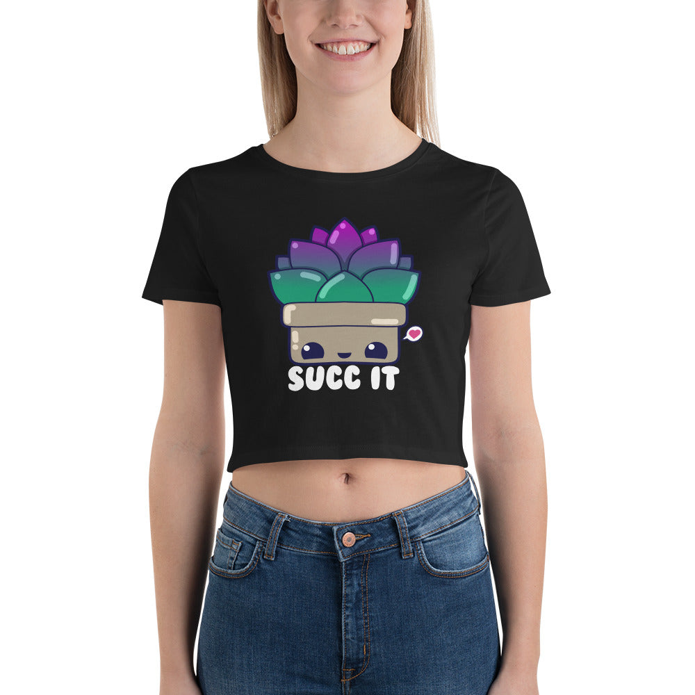 SUCC IT - Cropped Tee - ChubbleGumLLC