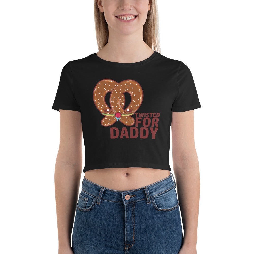 TWISTED FOR DADDY - Cropped Tee - ChubbleGumLLC