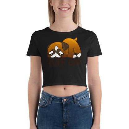 RUFF DAY - Cropped Tee - ChubbleGumLLC