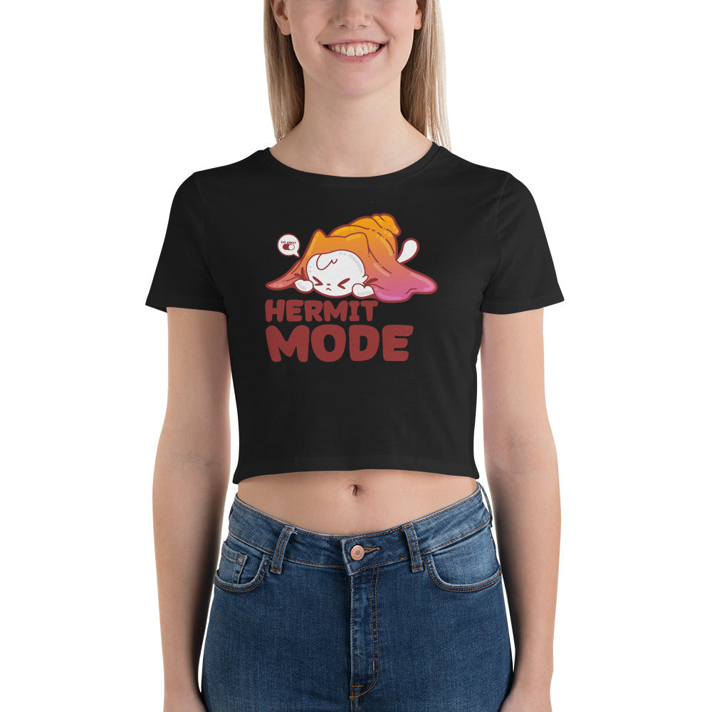 HERMIT MODE - Cropped Tee - ChubbleGumLLC