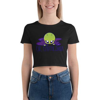 EW EARTHLINGS - Cropped Tee - ChubbleGumLLC