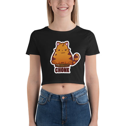 CHONK - Cropped Tee - ChubbleGumLLC