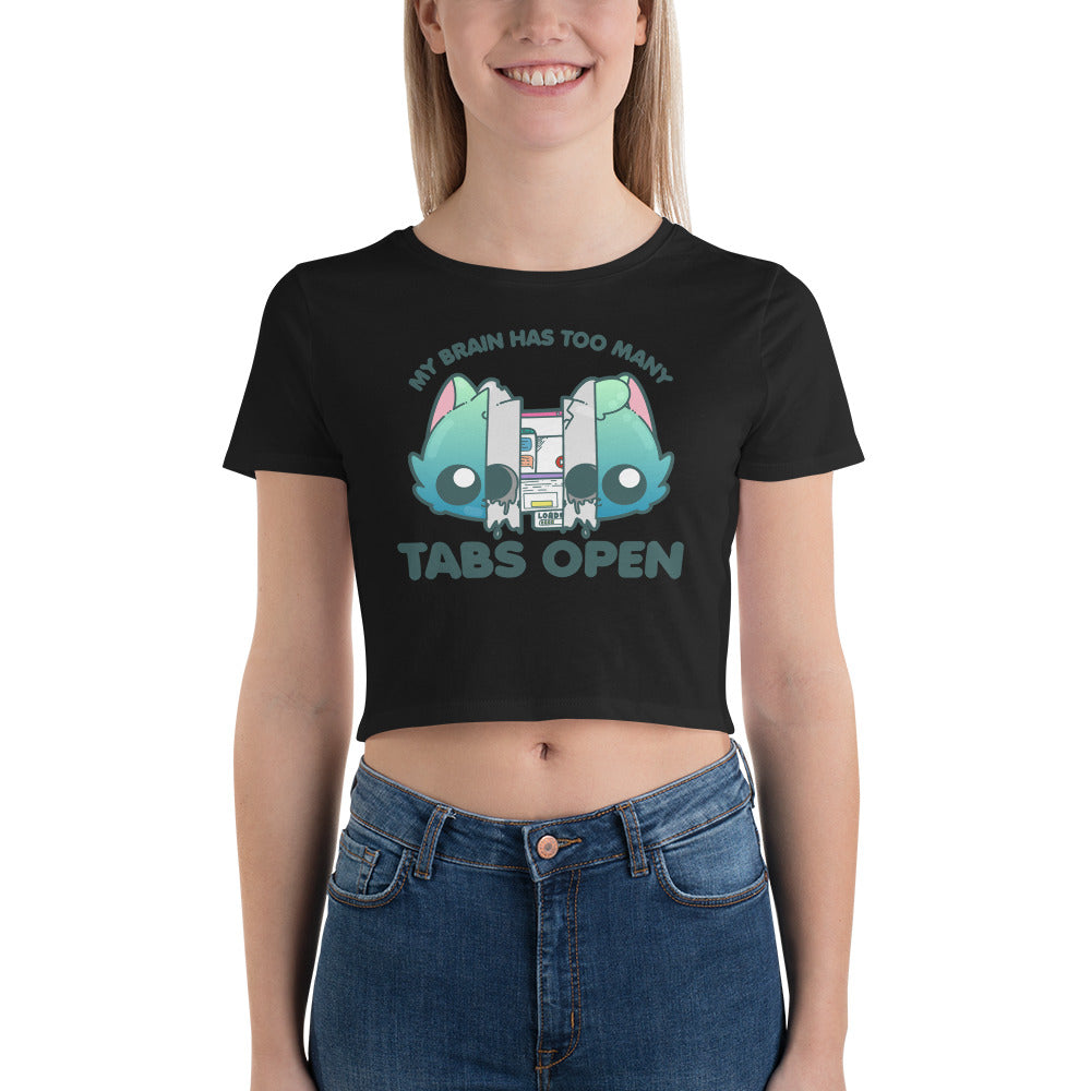 TOO MANY TABS - Cropped Tee