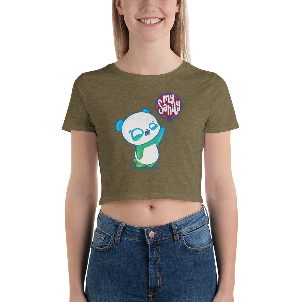 MY SANITY - Cropped Tee - ChubbleGumLLC