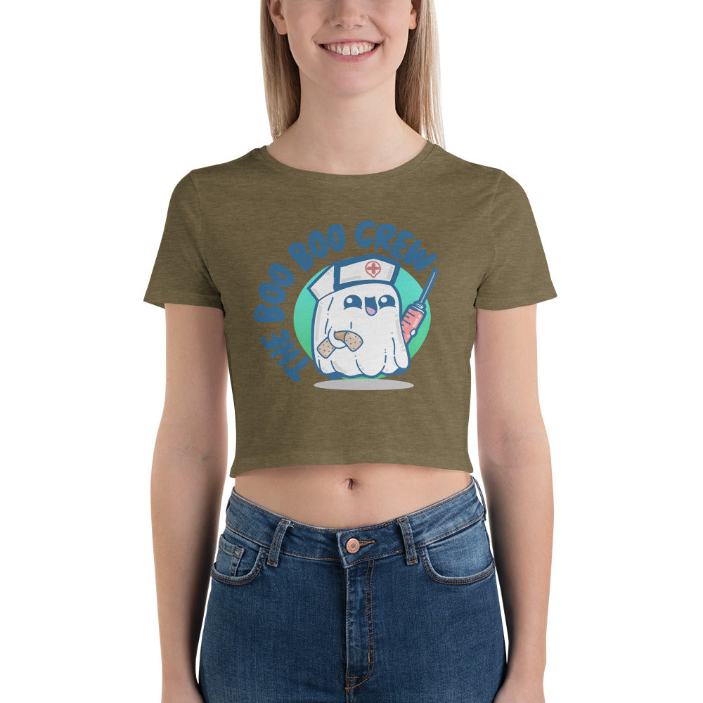 BOO-BOO CREW - Crop Tee - ChubbleGumLLC