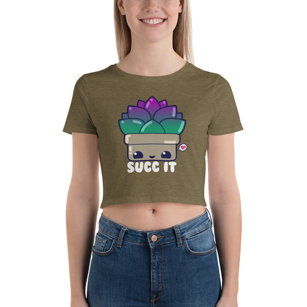 SUCC IT - Cropped Tee - ChubbleGumLLC