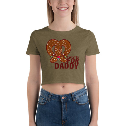 TWISTED FOR DADDY - Cropped Tee - ChubbleGumLLC