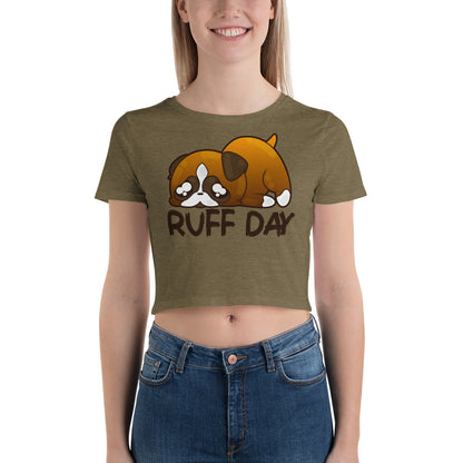 RUFF DAY - Cropped Tee - ChubbleGumLLC