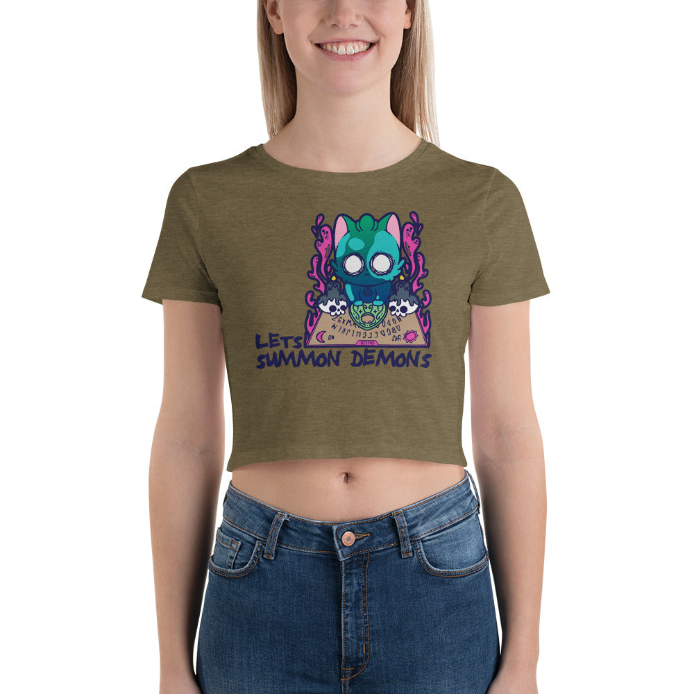 LETS SUMMON DEMONS - Cropped Tee