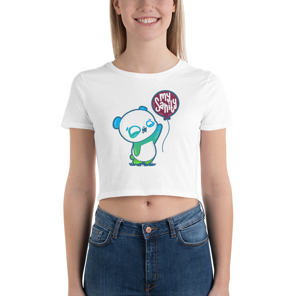 MY SANITY - Cropped Tee - ChubbleGumLLC