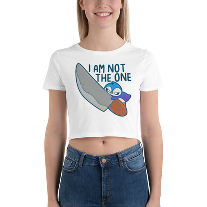 I AM NOT THE ONE - Cropped Tee - ChubbleGumLLC