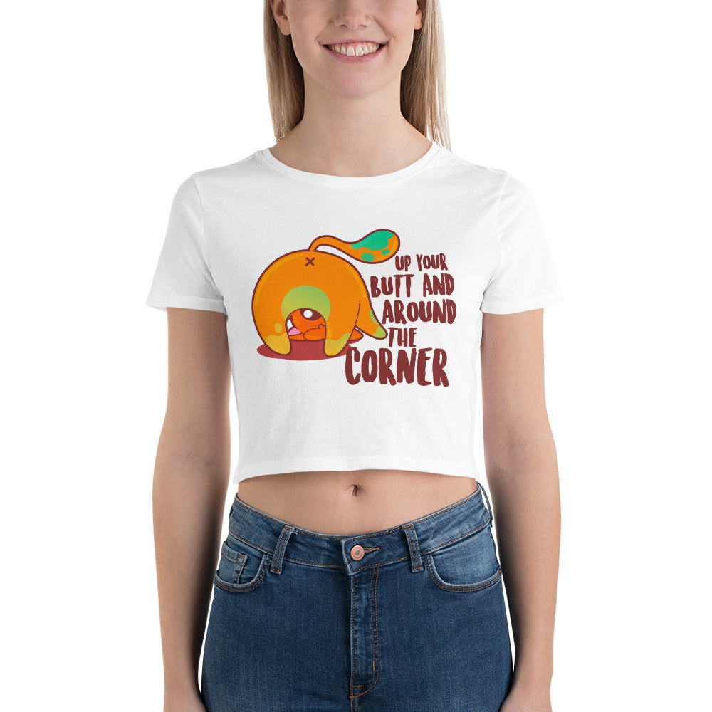 UP YOUR BUTT - Cropped Tee - ChubbleGumLLC