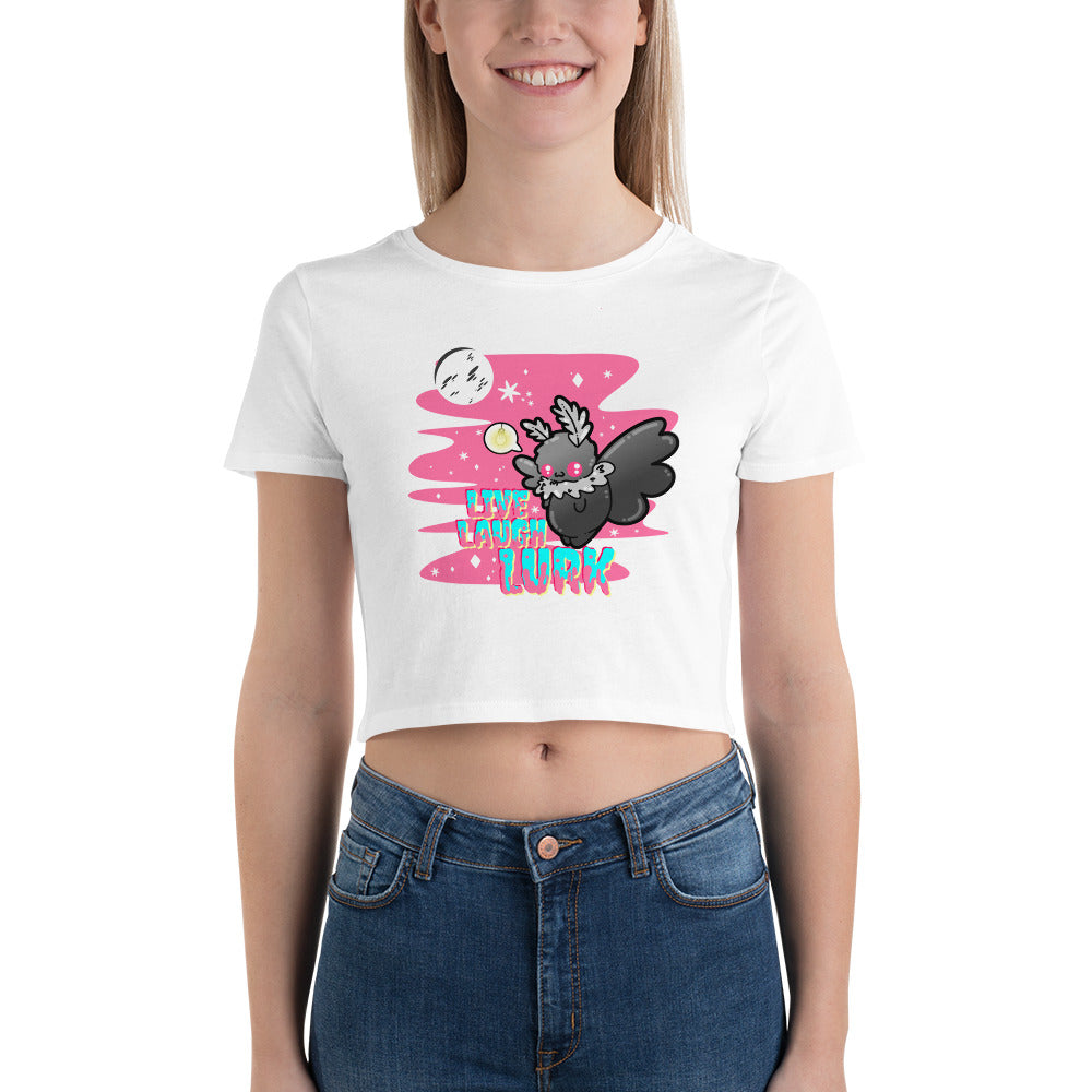 LIVE LAUGH LURK - Crop Tee - ChubbleGumLLC