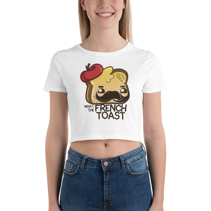 WHAT THE FRENCH TOAST - Crop Tee - ChubbleGumLLC