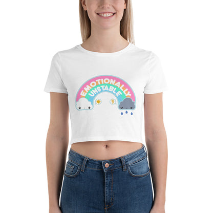 EMOTIONALLY UNSTABLE - Crop Tee - ChubbleGumLLC