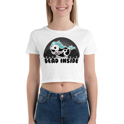 DEAD INSIDE - Cropped Tee - ChubbleGumLLC