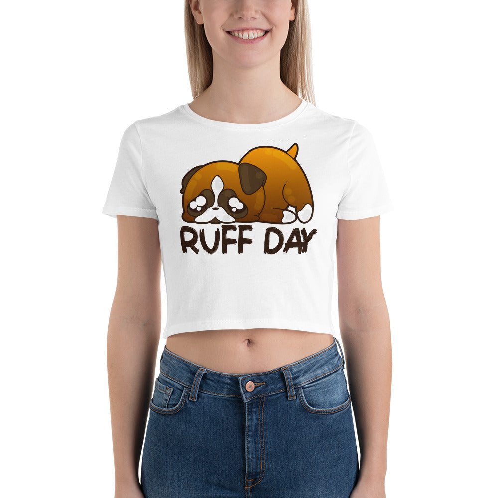 RUFF DAY - Cropped Tee - ChubbleGumLLC