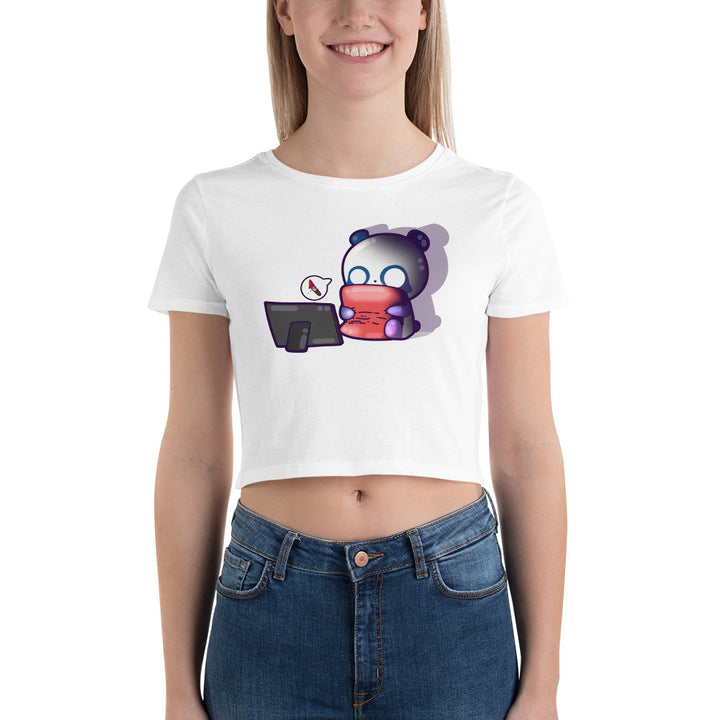 LEARNING HOW TO MURDER THINGS - Cropped Tee - ChubbleGumLLC