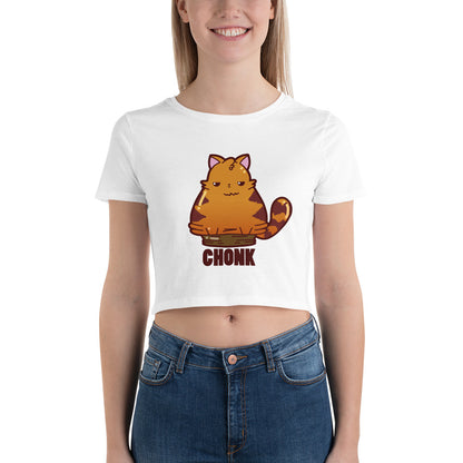 CHONK - Cropped Tee - ChubbleGumLLC