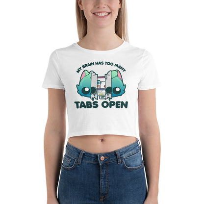 TOO MANY TABS - Cropped Tee