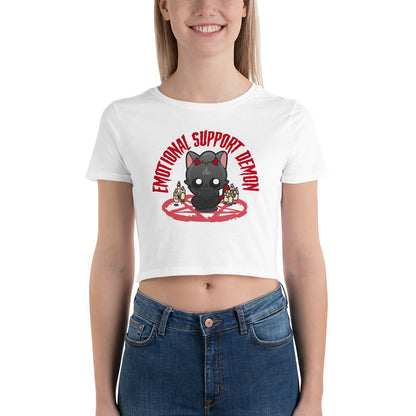 EMOTIONAL SUPPORT DEMON - Cropped Tee