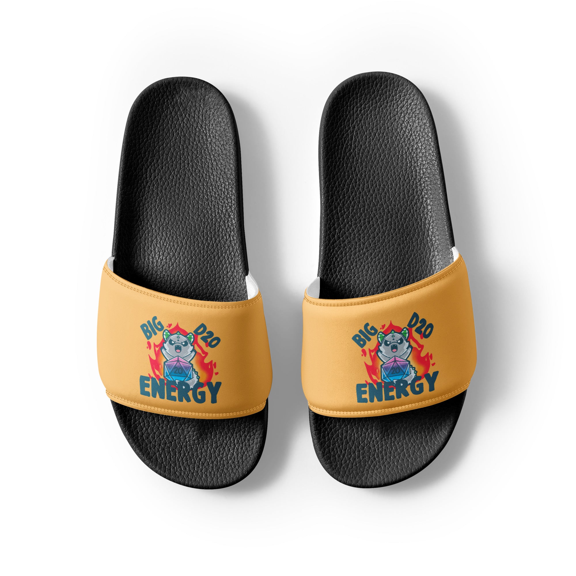 BIG D 20 ENERGY - Womens Slides - ChubbleGumLLC