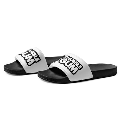 INVERTED BOTH LOGOS - Slides - Women - ChubbleGumLLC