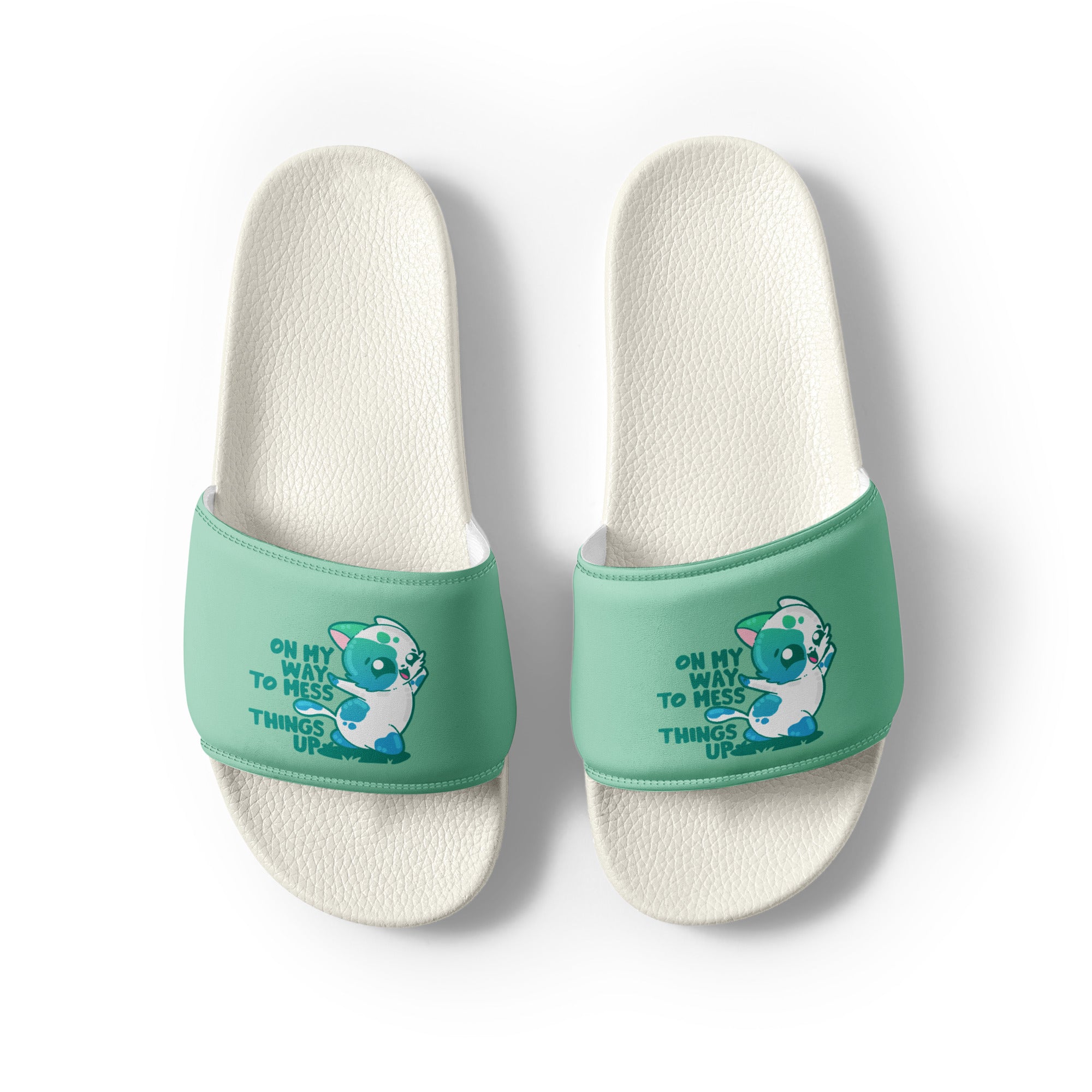 ON MY WAY TO MESS THINGS UP - Slides - Women - ChubbleGumLLC