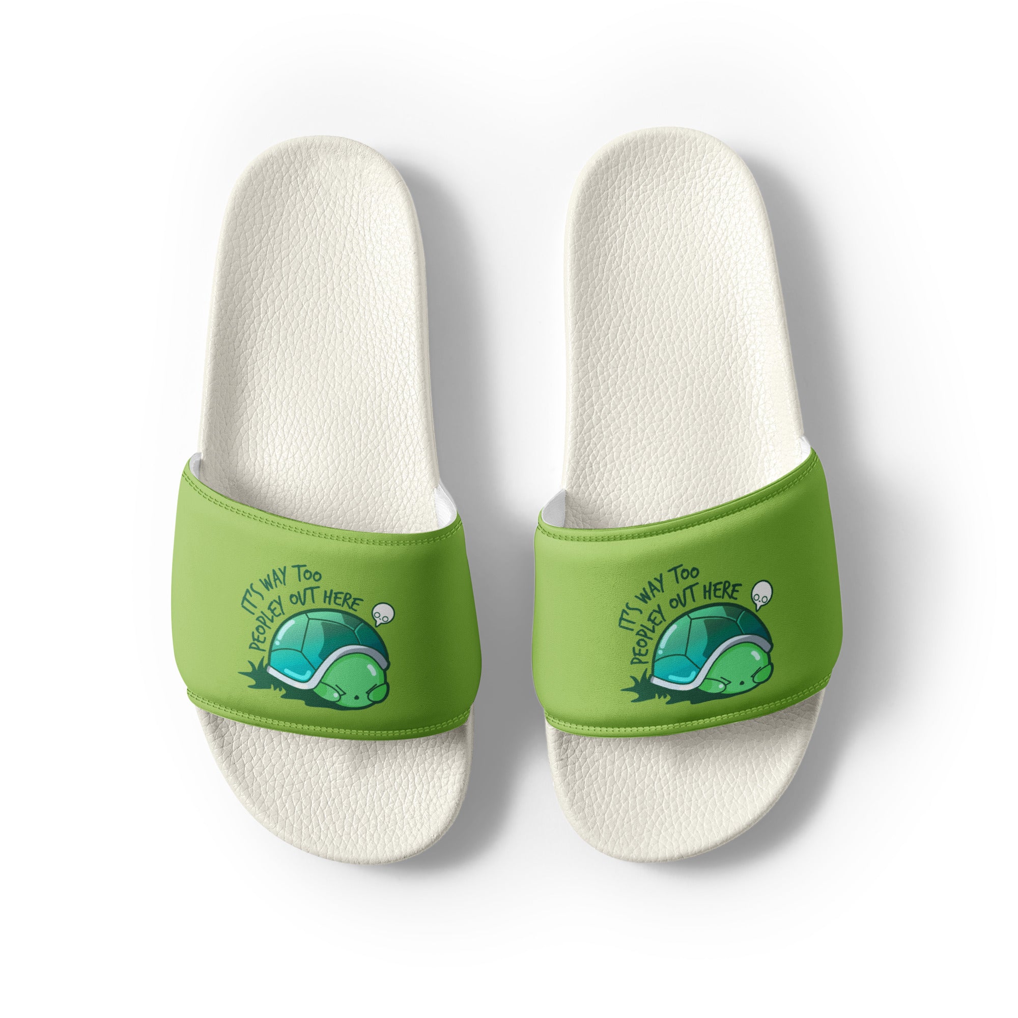 WAY TOO PEOPLEY - Slides - Women - ChubbleGumLLC