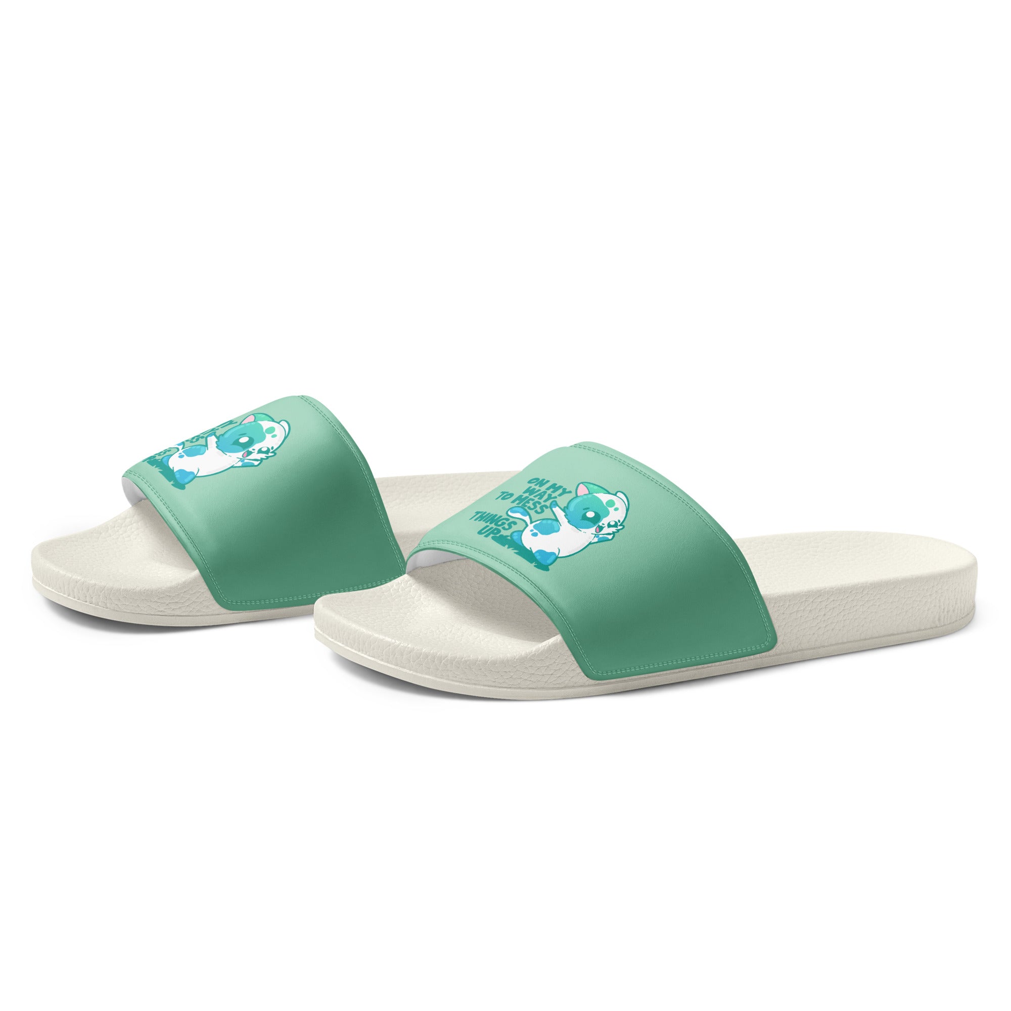 ON MY WAY TO MESS THINGS UP - Slides - Women - ChubbleGumLLC