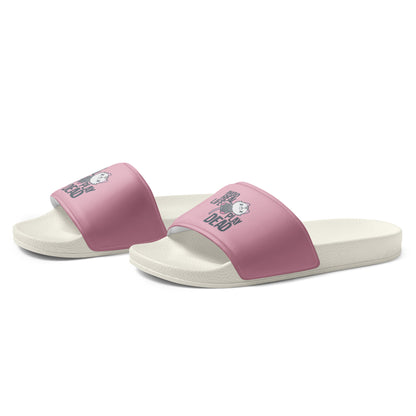 AVOID REAL LIFE PLAY DEAD - Slides - Women - ChubbleGumLLC