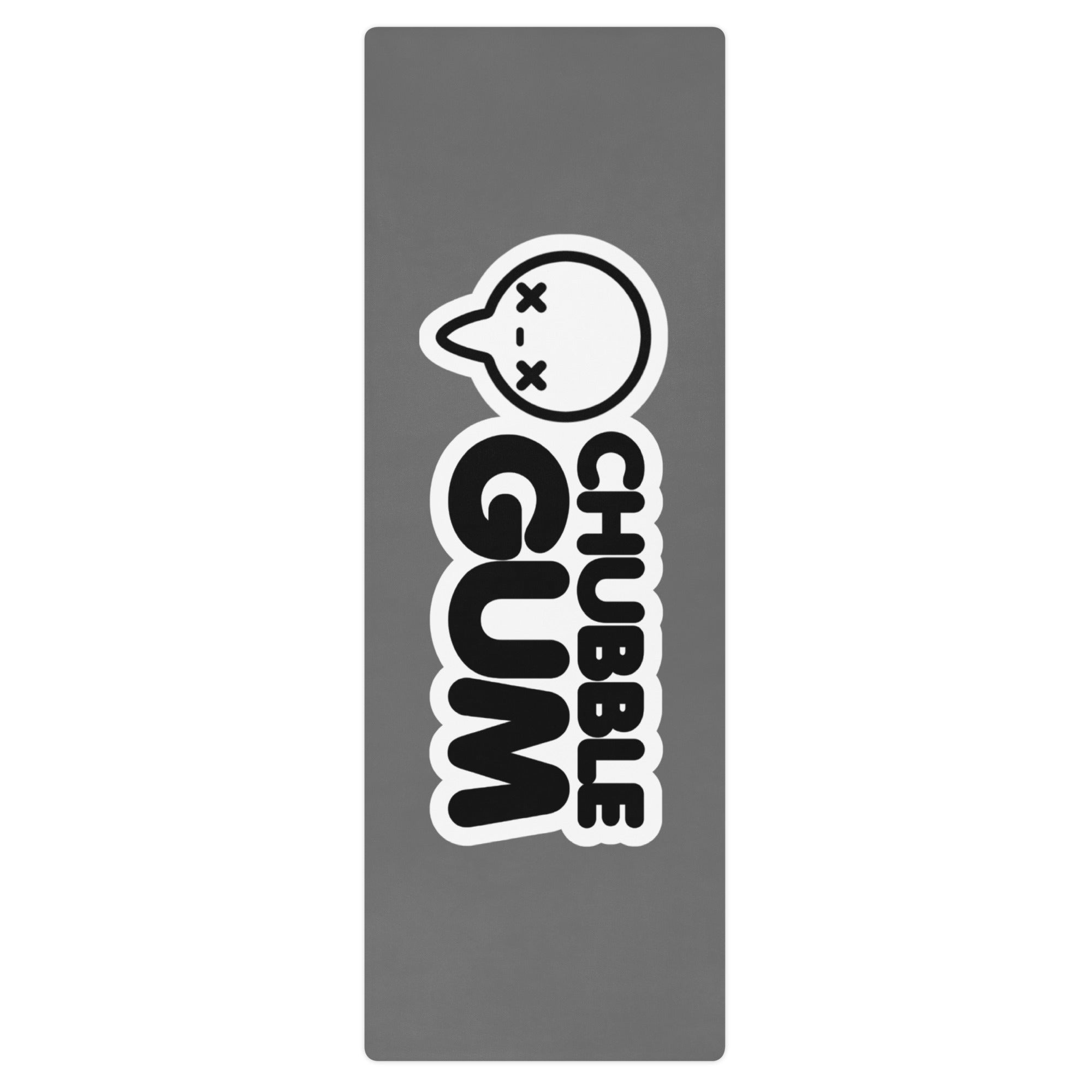 BOTH LOGOS INVERTED - Yoga Mat - ChubbleGumLLC