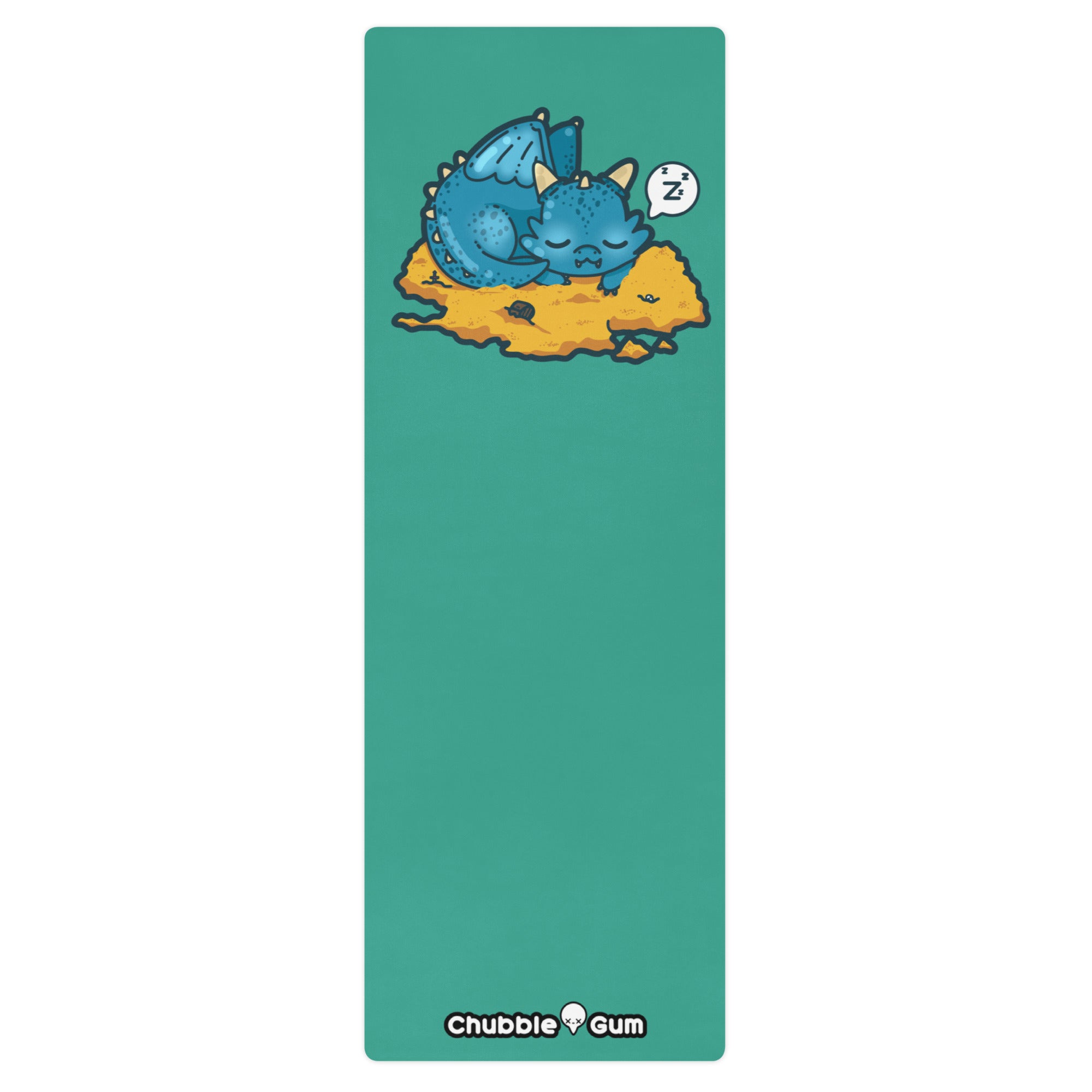 SLEEPING DRAGON - Yoga Mat - ChubbleGumLLC