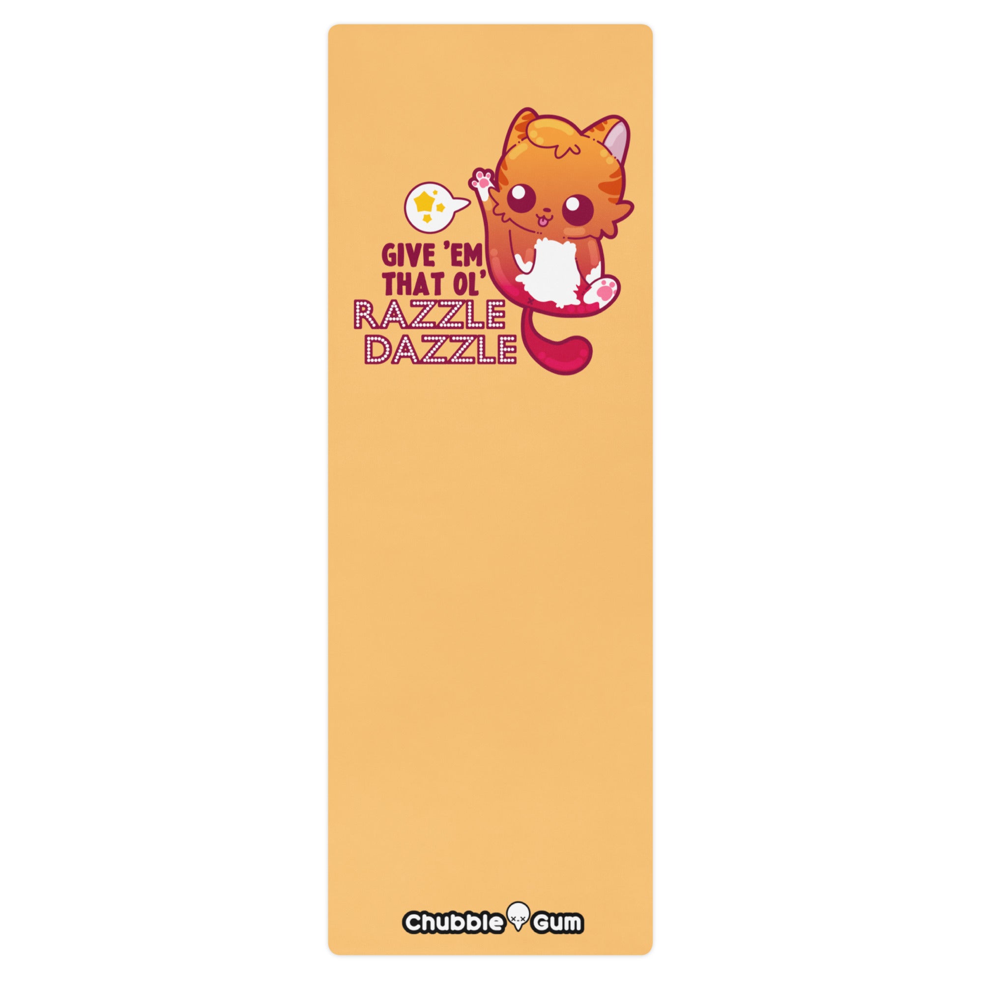 RAZZLE DAZZLE - Yoga Mat - ChubbleGumLLC