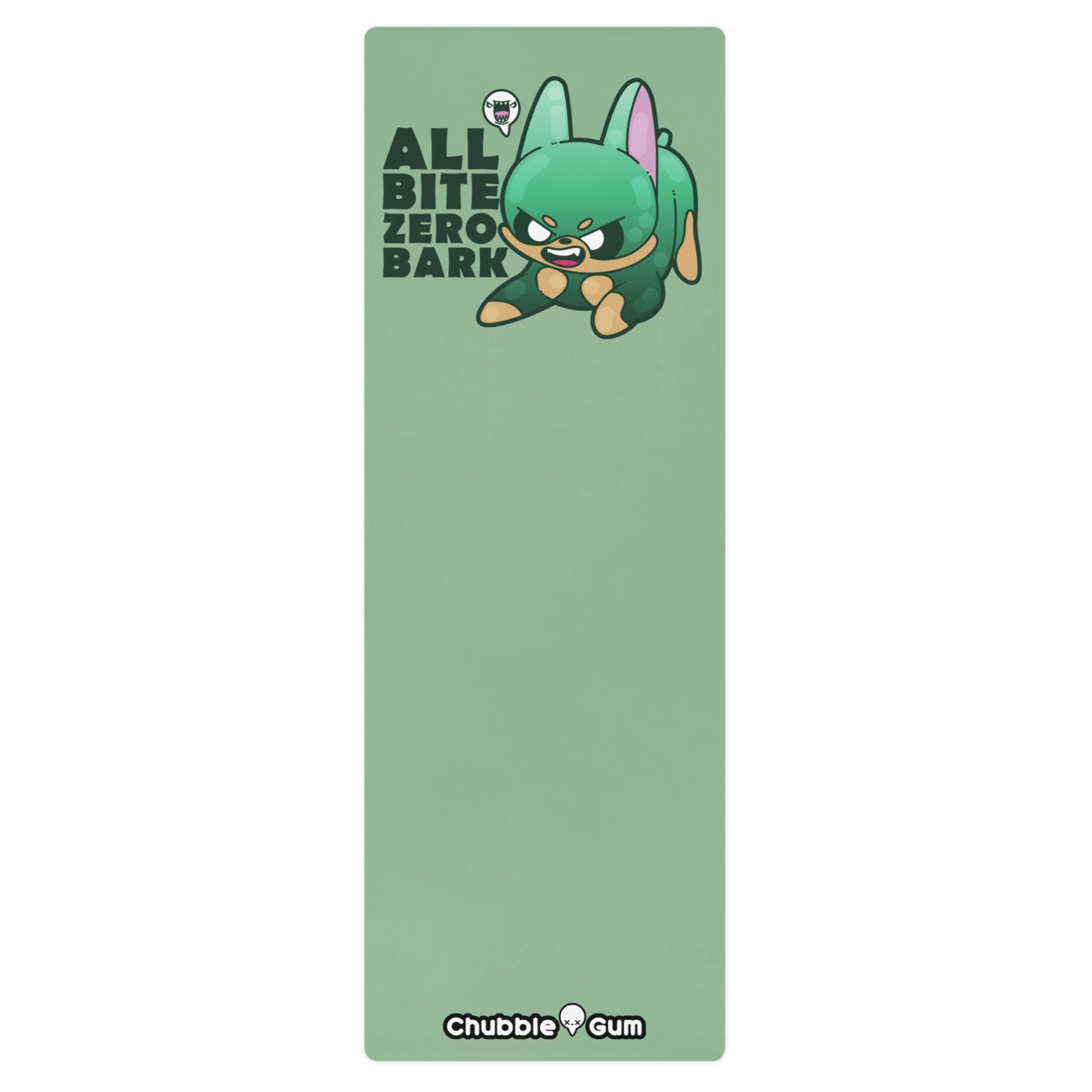 ALL BITE ZERO BARK - Yoga Mat - ChubbleGumLLC