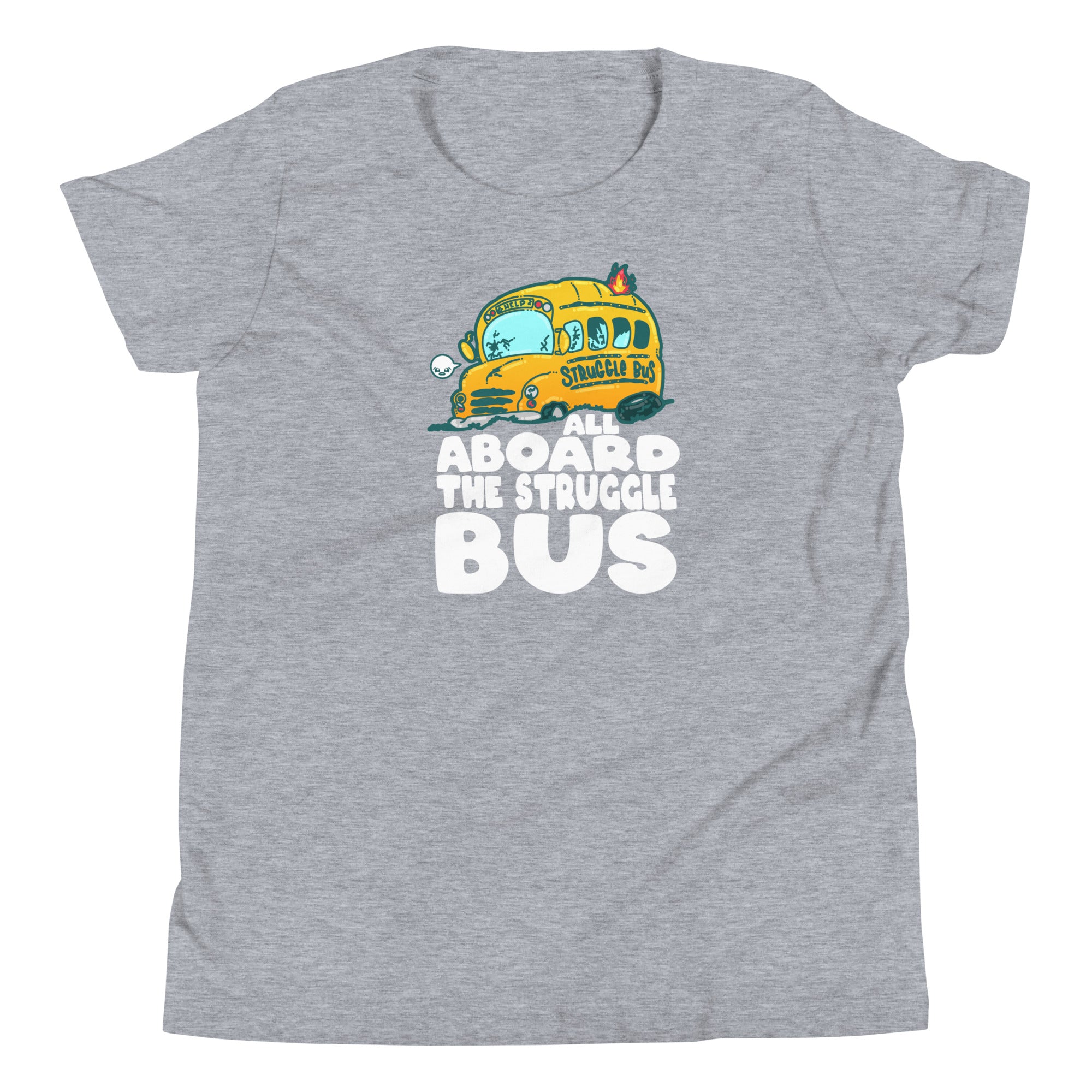 ALL ABOARD THE STRUGGLE BUS - Kids Tee - ChubbleGumLLC